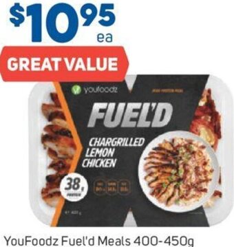 Foodland YouFoodz Fuel'd Meals 400-450g offer