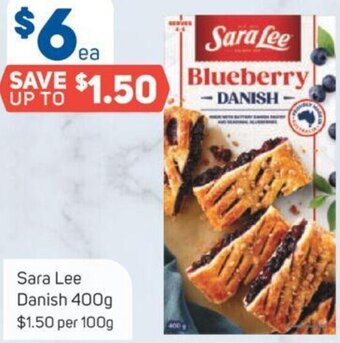 Foodland Sara Lee Danish 400g offer