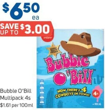Bubble O'Bill Multipack 4s