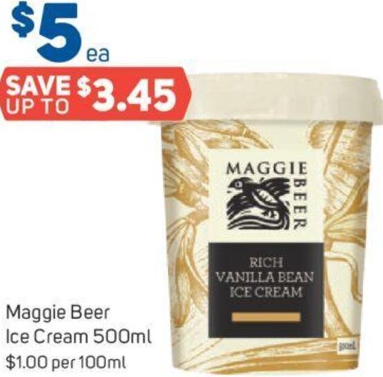 Maggie Beer Ice Cream 500ml offer at Foodland