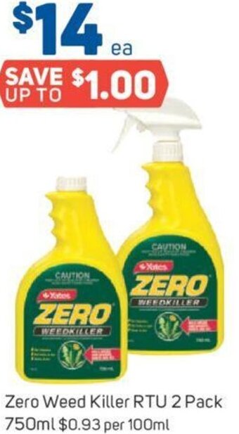 Foodland Zero Weed Killer RTU 750 ml offer