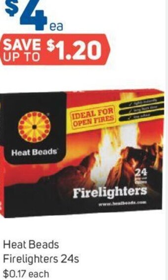 Foodland Heat Beads Firelighters 24s offer