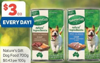 Foodland Nature's Gift Dog Food 700g offer