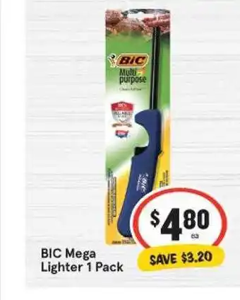 IGA Bic mega lighter offer