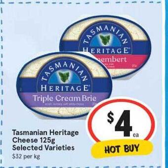 Tasmanian heritage cheese