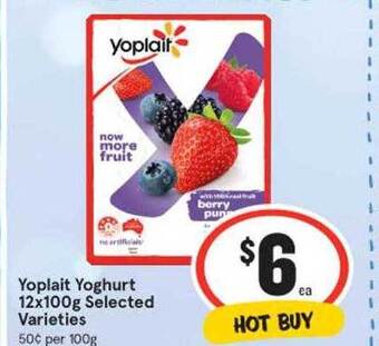 IGA Yoplait yoghurt offer