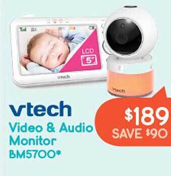 Baby Bunting Vtech video & audio monitor offer