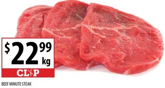 Supabarn Beef Minute Steak offer