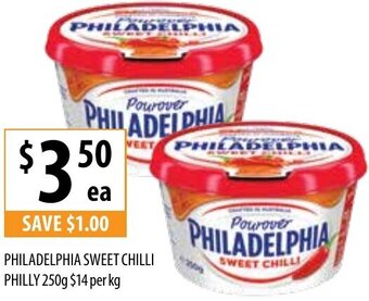 Supabarn Philadelphia Sweet Chilli Philly 250g offer