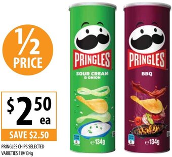 Supabarn Pringles Chips Selected Varieties 119/134g offer