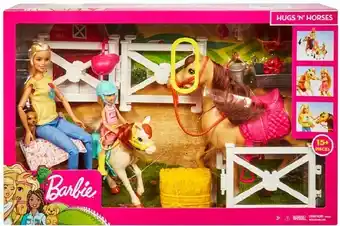 BIG W Barbie Hugs and Horses Playset offer