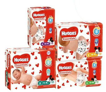 BIG W Huggies Essential Nappies Sizes 2-6 offer