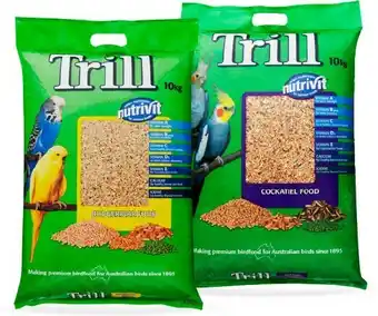 BIG W Trill Bird Seed Varieties 10kg offer