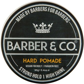BIG W Barber & Co. Hard Pomade 95g - Strong Hold High Shine offer