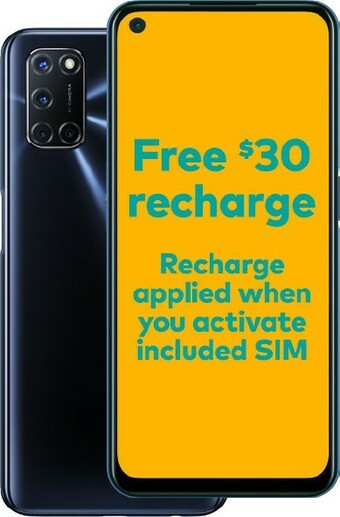 BIG W Optus Oppo A72 Twilight Black* offer