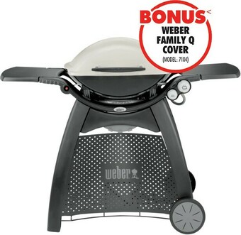 The Good Guys Weber Family Q LPG - Titanium offer