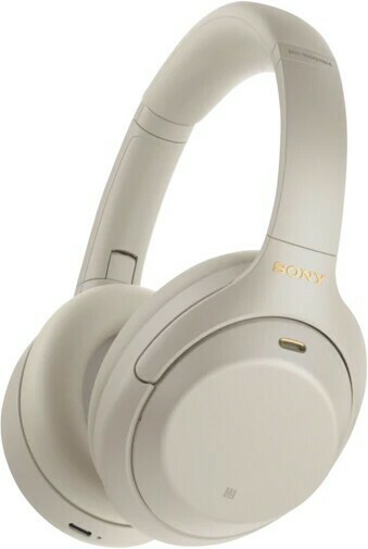 The Good Guys Sony Noise Cancelling Headphones - Silver offer