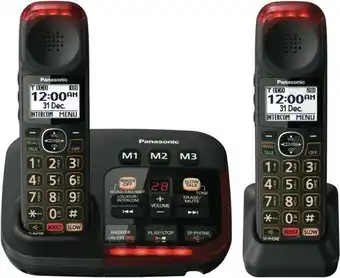 The Good Guys Panasonic Twin Pack Cordless Phone offer