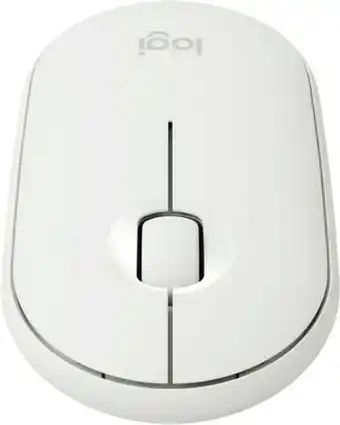 The Good Guys Logitech Pebble Compact Wireless Mouse - White offer