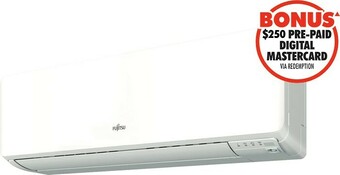 The Good Guys Fujitsu C9.4kW H10.3kW Reverse Cycle Split System offer