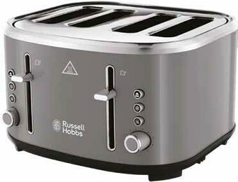 The Good Guys Russell Hobbs Legacy 4 Slice Toaster - Charcoal offer