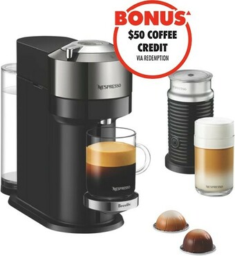 The Good Guys Nespresso Vertuo Next Deluxe Bundle - Dark Chrome offer