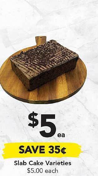 Drakes Slab cake offer