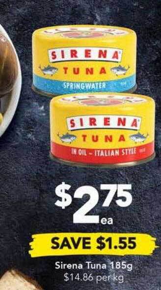 Drakes Sirena tuna offer