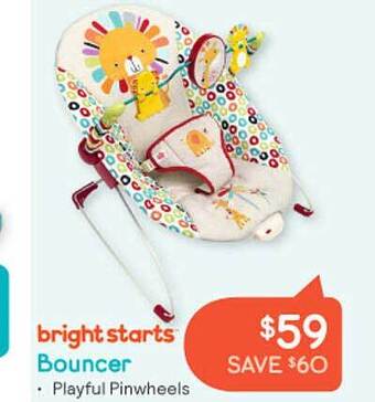 Baby Bunting Bright starts bouncer offer