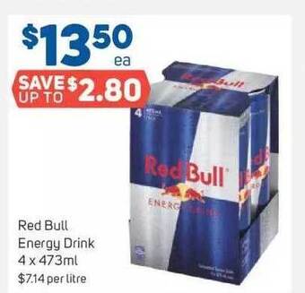 Foodland Red bull energy drink offer