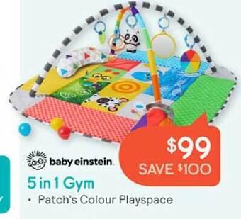 Baby Bunting Baby einstein 5 in 1 gym offer