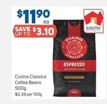 Foodland Cucina classica coffee beans offer