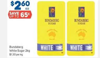 Foodland Bundaberg white sugar offer