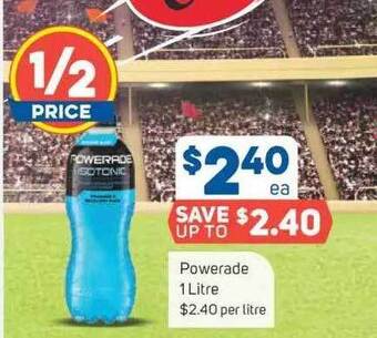 Foodland Powerade offer