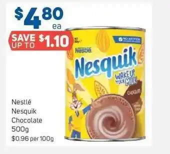 Foodland Nestlé nesquik chocolate offer