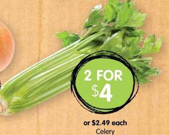 Spudshed Celery offer