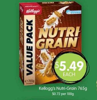 Kellogg's nutri-grain