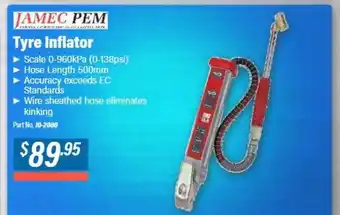 Jamec pem tyre inflator