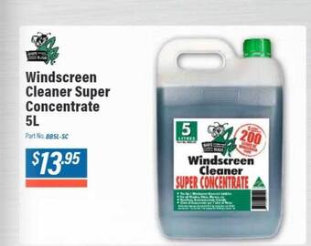 Windscreen cleaner super concentrate