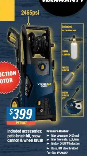 Burson Auto Parts Pressure washer offer