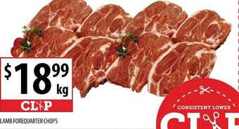 Supabarn Lamb forequarter chops offer