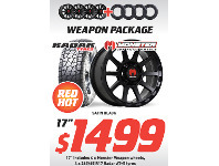 Bob Jane T-Marts 17" Wheel - Monster & Radar Tyres Weapon Package offer