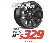Bob Jane T-Marts 18" Wheel - Fuel D630 Tactic offer