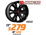 Bob Jane T-Marts 17" Wheel - Monster Siege offer