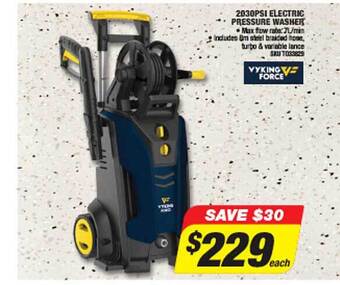 Autobarn 2030psi electric pressure washer offer
