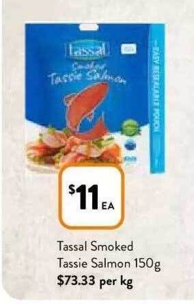 Foodworks Tassal smoked tassie salmon offer
