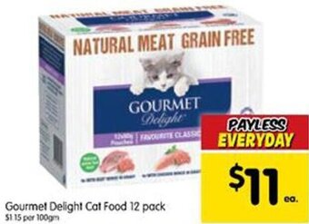 Spar Gourmet Delight Cat Food 12 Pack offer