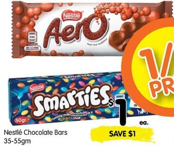 Spar Nestlé Chocolate Bars 35-55gm offer