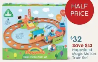 Target Happyland Magic Motion Train Set offer