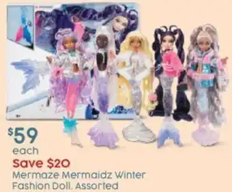 Mermaze Mermaidz Winter Fashion Doll